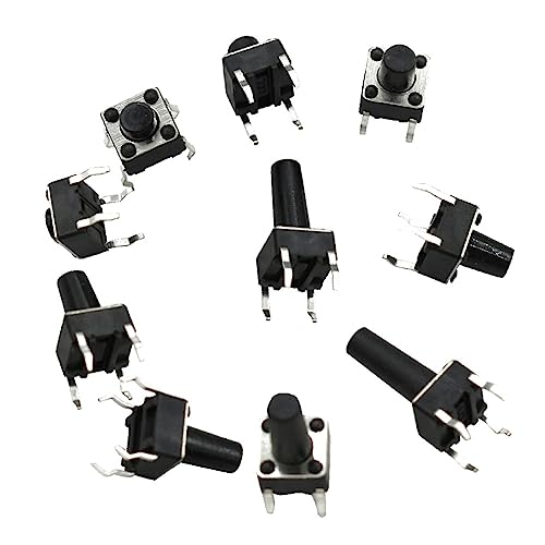Interrupteur à bouton-poussoir tactile lot de 200 pièces micro-interrupteur 10 types - 7