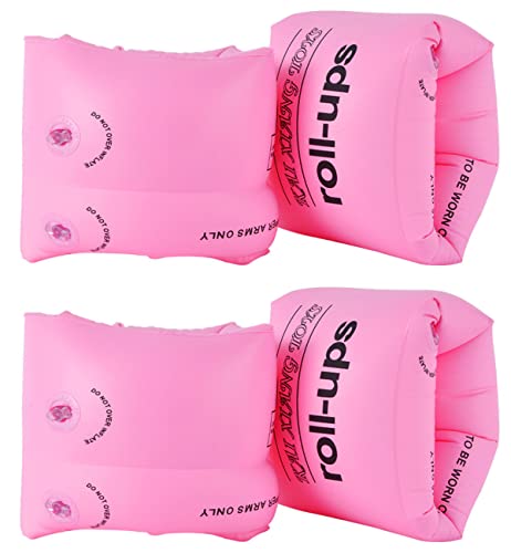 Topsung Arm Floaties Inflatable Swim Bands Rings Swimming Floats Tube Armlets for Kids Boys Girls and Adult