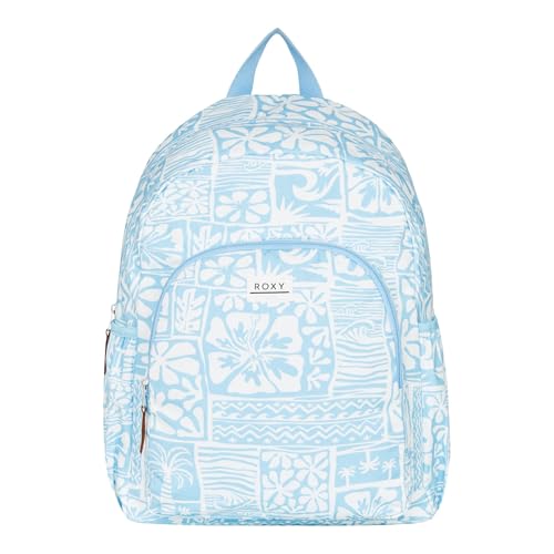 Roxy Mochila feminina Moon Magic | Viagem | Férias | Transporte diário | Capa para laptop | Alças acolchoadas | 22L, Surfenirs azul-celeste, 22L