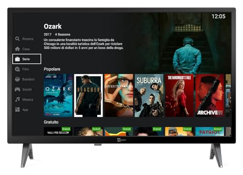 Tutto il divertimento che vuoi con le App Android! Accedi allo store e scarica le tue app preferite: Prime Video, Youtube, Disney Plus, DAZN, intrattenimento On-Demand per tutta la famiglia.