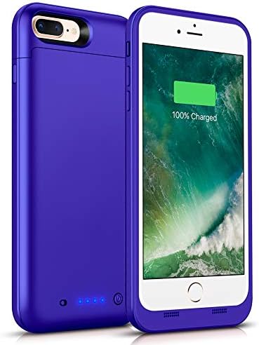 Battery Case for iPhone 6/7/8, 6000mAh Portable Charging Case Protective Rechargeable Charger Case Extended Battery Compatible with iPhone 6 7 8 (4.7 inch)