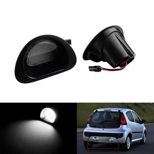 Luz de matrícula Citroën C1 soluciona fallo de luz trasera vieja 3