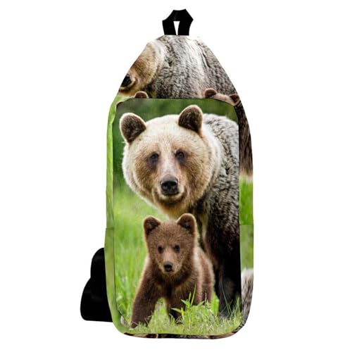 Sac à dos à bandoulière ours marron, un cadeau tendre et pratique