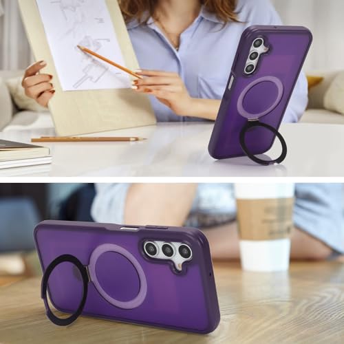 CoozCase for Samsung Galaxy A15 Case with Screen Protector,Dark Purple by CoozCase - Used condition - Image 2
