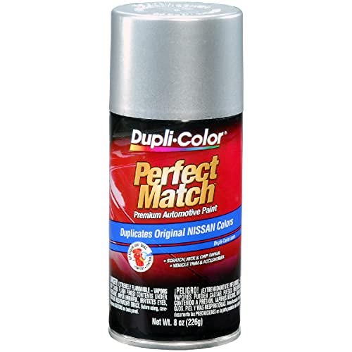 Dupli-Color EBNS05957 Perfect Match Automotive Spray Paint - Nissan Platinum Metallic, KN0 - 8 oz. Aerosol Can
