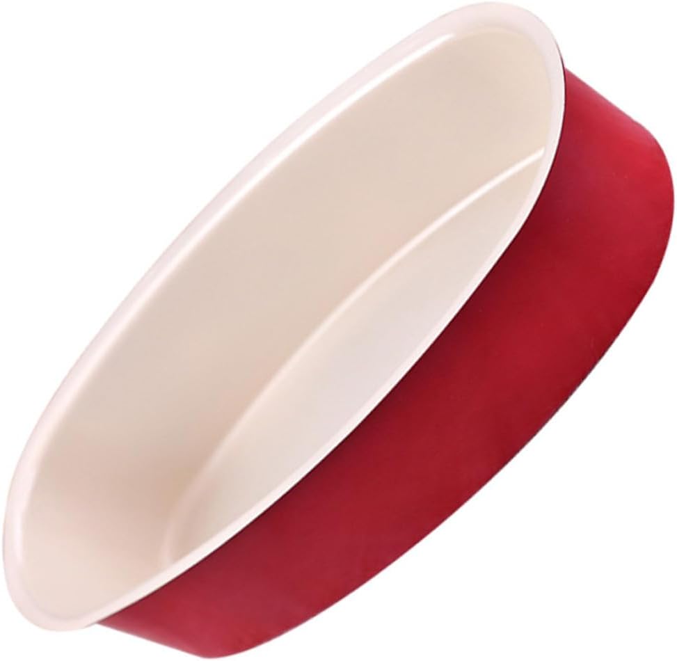 NUOBESTY Oval Non-stick Cake Mold Bread Baking Pan 22.6x11.3x5.8cm Oval Shaped Baking Tool for Cheesecake and Loaf Bread DIY at Home