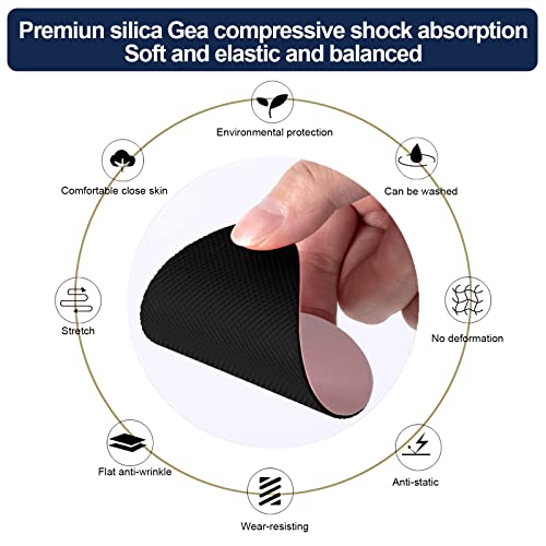 Non Slip Shoe Pads Shoe Grips On Bottom Of Shoes Shoe Sole Protector Anti Slip Shoe Grips Non Slip Pads For Shoes,Shoe Slip Pads Shoe Gummies For Bottom Of Heels (Black - 4 Pairs) #TOP4