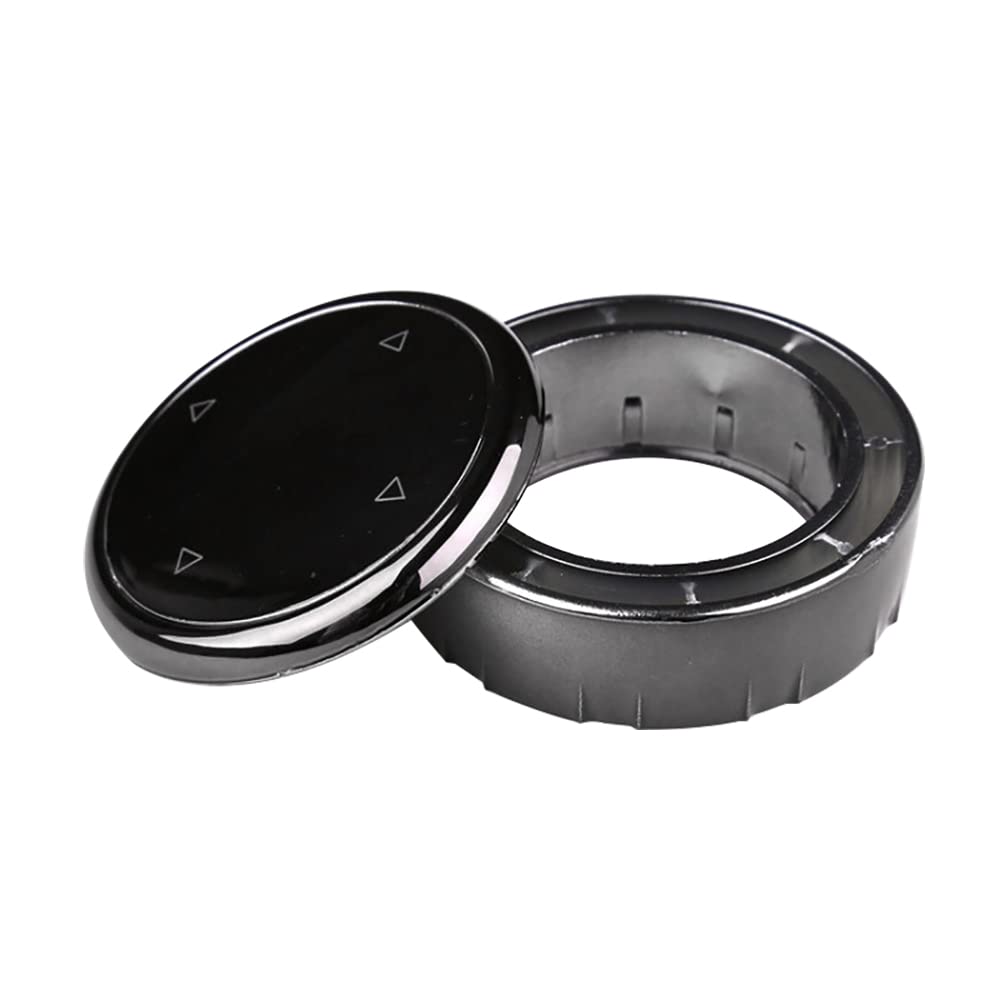 Copertura per pulsanti multimediali Console Centrale Grande Pulsante Multimediale Modificato Compatibile con BMW Serie 1, F20 Serie 3, F30 Serie 5, F10