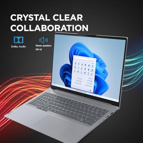 Image of Lenovo 16 inch FHD+ Touchscreen Laptop Computers for Home Business Student, Intel 8-Core i5-13420H (Beat i7-1355U), 32GB DDR5 RAM, 1TB SSD, Thunderbolt 4, Ethernet, Wi-Fi 6, Webcam, Win 11 Pro, Grey
