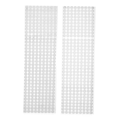 HOMSFOU Punti Adesivi 10mm Autoadesivi Per Lavoretti, Decorazione Foto e Poster, Set Da 306 Coppie Per Scuola e Casa Fibra Di Poliestere Sicura