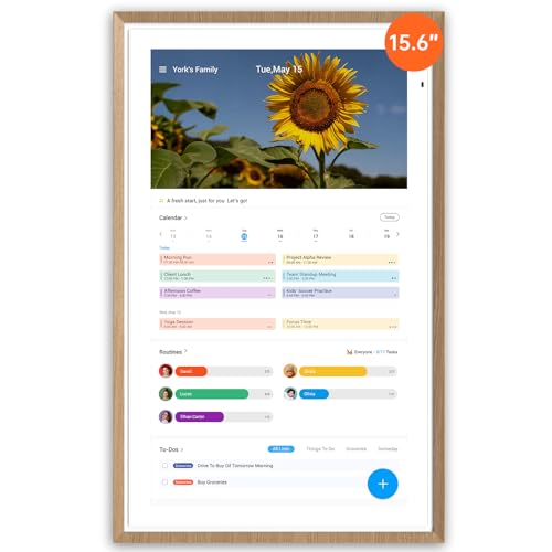 ApoloSign 15.6-inch Digital Calendar: Dual Mode Calendar with Google Play