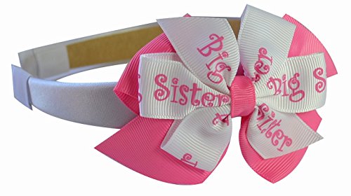 Big Sister Little Sister Hair Bow Headband Baby Hat OR Bow : YOU CHOOSE ONE ACCESSORY!2
