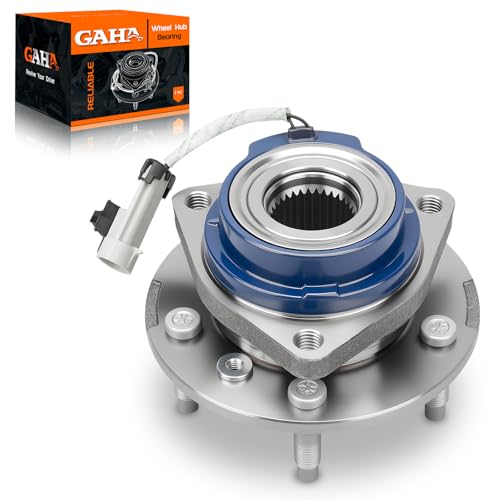 GAHA Front Wheel Hub and Bearing Assembly 513121 Compatible for Chevrolet Impala/Monte Carlo; for Cadillac DeVille/DTS; for Oldsmobile Aurora/Intrigue; for Pontiac Aztek/Bonneville; w/ABS 5 Lugs