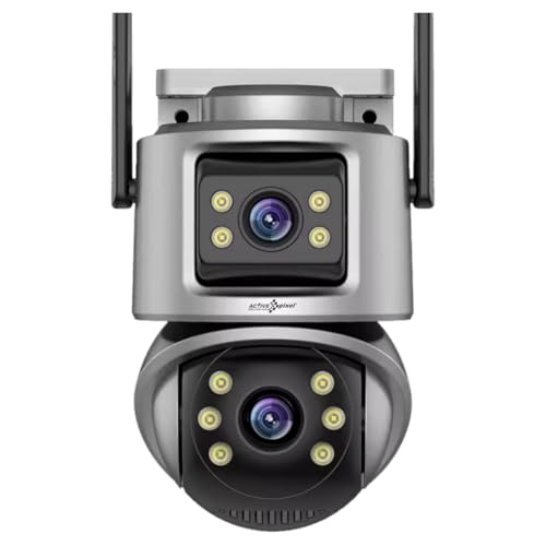 Image of Active Pixel 3MP+3MP =6MP | Dual Lens Smart CCTV Camera | WiFi Wireless IP Home Security Camera | Double Side View | Rotating Pan & Tilt | Outdoor CCTV Camera | Alexa Supported - A5