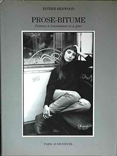 Prose-bitume. Poèmes à consommer et à jeter. 1991. Reliure toile de l'éditeur. Non paginé. 24,5x33 cm. Jaquette réparée. (Photographie, Poésie, Poetry)