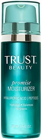 Promise Daily Face Moisturizer - Hydrating Moisturizer with Hyaluronic Acid & Anti-aging Peptides – 1oz