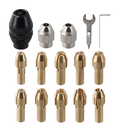 15-Piece Chuck and Collet Kit