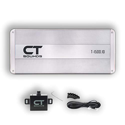 CT Sounds T-1500.1D Class D Monoblock Amplifier Car Audio, 1500 Watts RMS