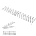 BLUES GRILL PARTS 32.7"×5.8" Foldable Stainless Steel Warming Rack - 66045 Fits Weber Genesis II 400 Series Gas Grills (E410/S410/SE410,2016+)