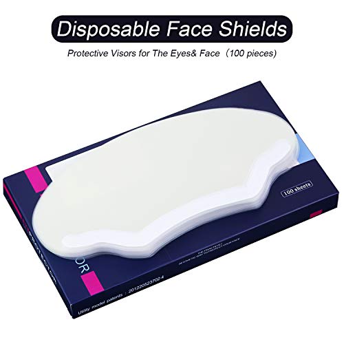image for Sanlebi  Microblading Kit Makeup Shower Face Shields，Clear Vsors Eye