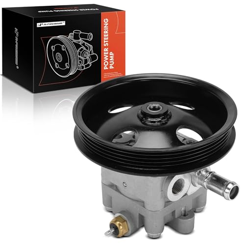 A-Premium Power Steering Pump, with Pulley, Compatible with Chrysler Sebring 2001-2005 & Mitsubishi Eclipse 2002-2005, Galant 2001-2003 & Dodge Stratus 2001-2005, 2.4L by A-Premium - Used condition - US$65.77