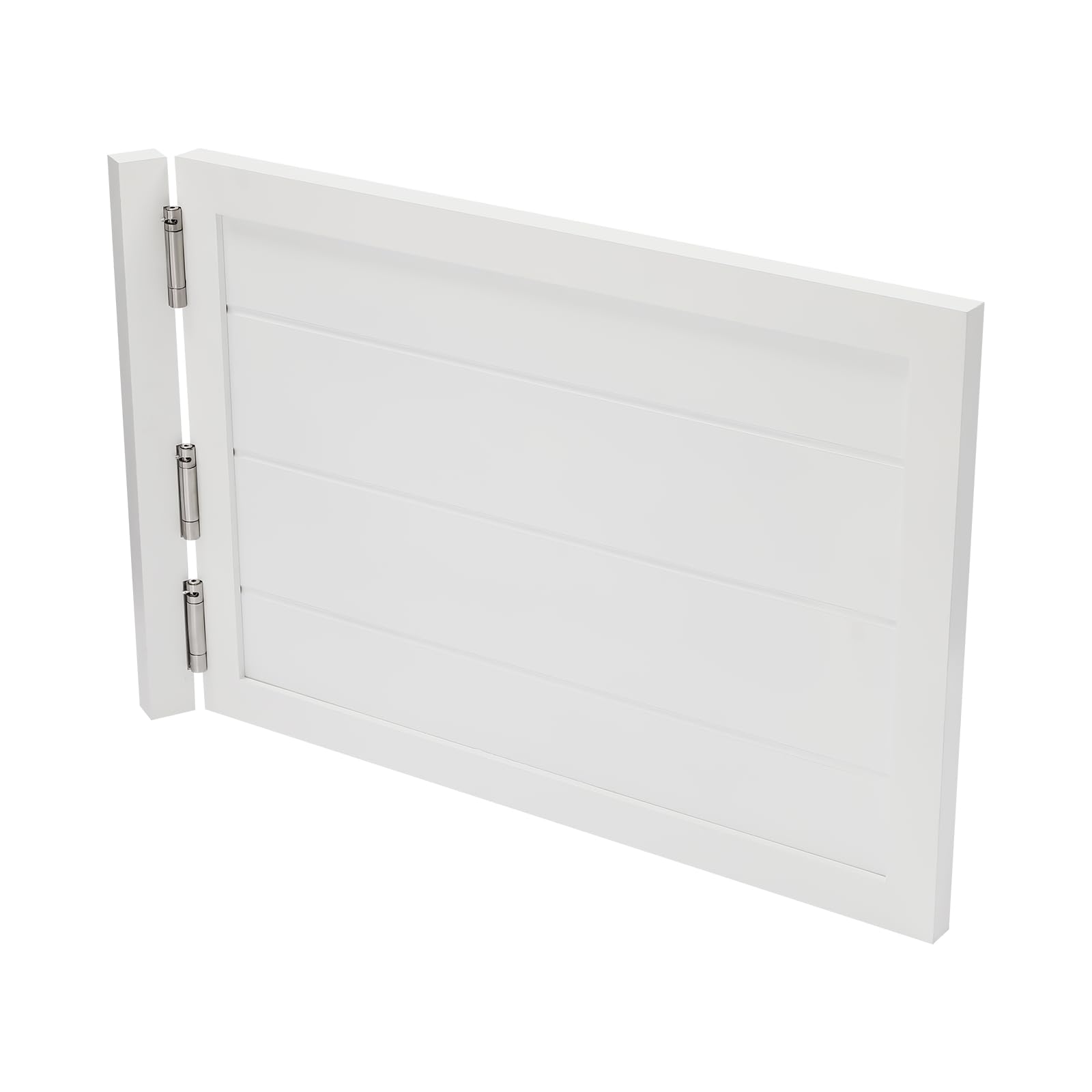 Porta lamellare, porta basculante, 90 x 60 cm, porta basculante in legno massiccio, porta basculante per caffè, centri commerciali, ristoranti, bar (bianco)