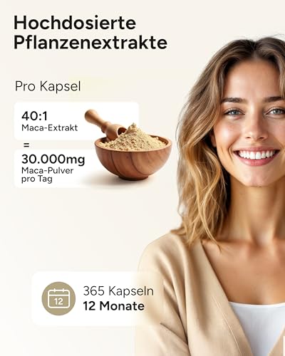 30.000mg MACA kapseln hochdosiert - 750mg Maca-Extrakt - plantomol® – Ansicht 3