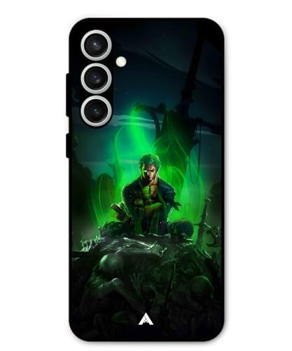 Image of Premium Anime 1 Case for Samsung Galaxy S24 Fe (Glossy Finish) Soft-Touch Metal TPU Back Cover, Shockproof, Designer, Aesthetic Mobile Phone Case