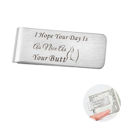 Funny Birthday Gifts for Boyfriend Girlfriend Gifts for Women Men Romantic Anniversary Presents for Husband Wife Birthday Gift for Him Her Humorous Bday Gifts for Fiance Fiancee Women Men Money Holder