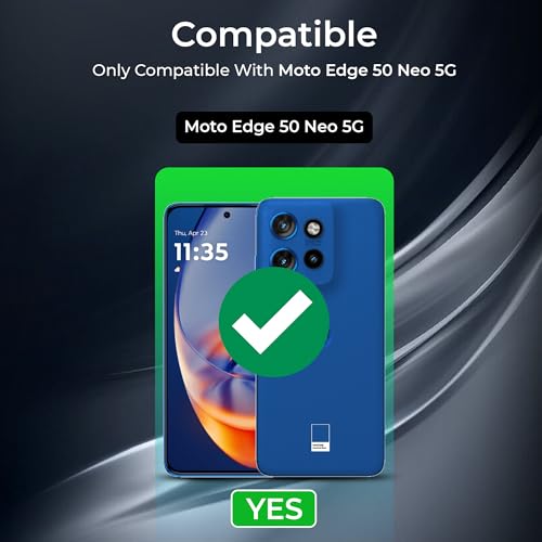 Image of A rtistque Clear Back Cover Case for Motorola Moto Edge 50 Neo 5G Compatible with Mag-Safe| Acrylic | Transparent Case | Stylish Protective Design | Moto Edge 50 Neo Back Cover - Transparent