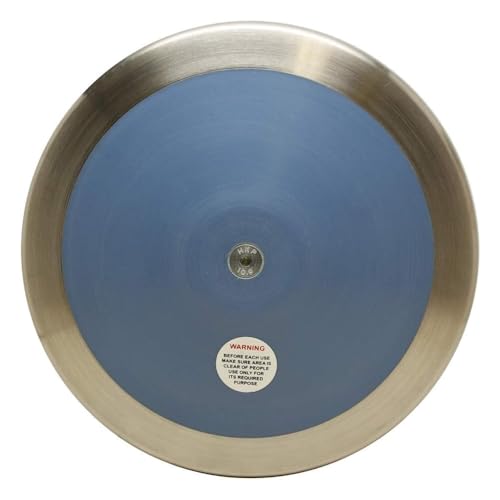 Amber Athletic Gear Top Fly Discus Track & Field Training Discus Throwing Discus 78% Rim Weight IAAF Certified, 1kg