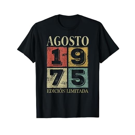 Agosto 1975 Cumpleaños nacen en Agosto De 1975 Regalo Camiseta