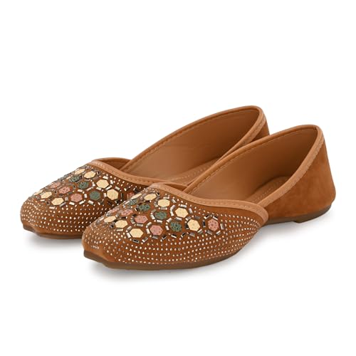 Image of Flavia Womens Flv07 Ballet Flat | Ethnic Shoes | Wedding Footwear | Fashionably Stylish for Everyday wear