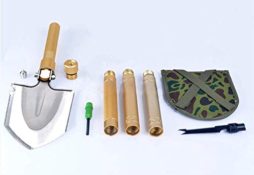 Lzpff Survival tools camping outdoor,Gold (Color : Gold)
