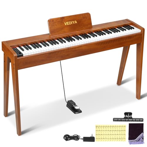 Digital Piano 88 Keys with Tones Rhythms Recording