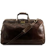 Tuscany Leather - Bora Bora - Trolley leather bag - Large size Dark Brown - TL3067/5