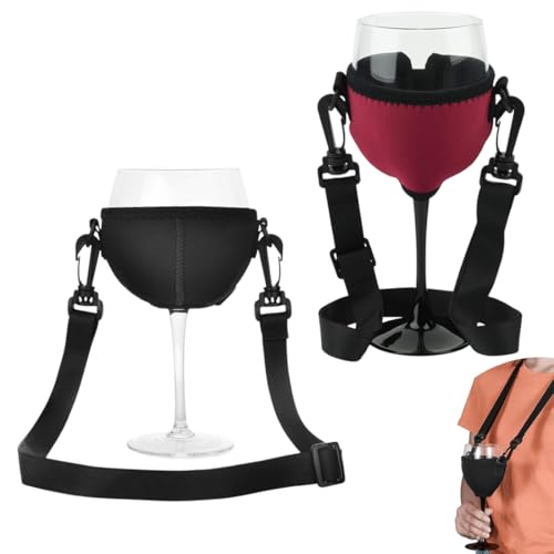 WUSJCOF 2 porta copas de vino para colgar, vaso para copas de vino, porta copas colgante, colgante para copas de vino, porta copas de vino.
