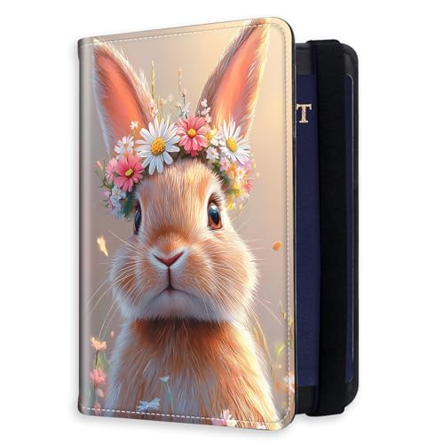 HJCYXJLK RFID�u���b�L���O�p�X�|�[�g�z���_�[ ���s�p �p�X�|�[�g�J�o�[�P�[�X ���s���ރI�[�K�i�C�U�[ �p�X�|�[�g�J�[�h�z���_�[ �p�X�|�[�g�E�H���b�g �J�[�h�X���b�g�t�� �j�����p L5, �t�����[�N���E�� �o�j�[�u���[��, 8.5*5.6 in