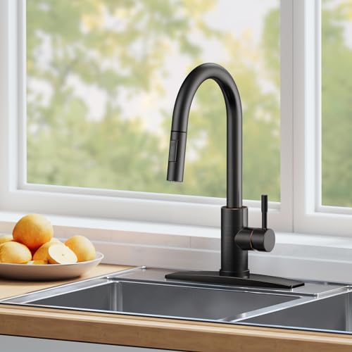 Grifo de cocina extraíble Vantor de arco alto para eliminar las salpicaduras en el fregadero 3