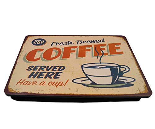 Preisvergleich Produktbild Knietablett mit Kissen"COFFEE" Kissentablett