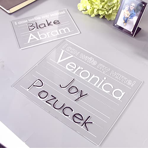 Personalized Name Custom Trace Dry Erase Board - Tracing Board For Kids With Marker - Kid's Gifts, Custom Gift, Preschool (8X10Inch) #TOP5