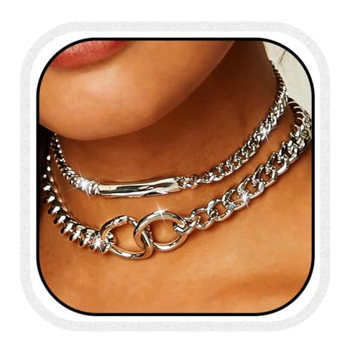 CLOACE Boho Choker Necklace Gold Cuban Link Necklaces Chain Fashion