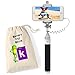 Join the Fun with a Compact Selfie Stick Battery-free with Bonus Carry Bag, Best Gift for Men, Women or Children. Fits in a Purse or Pocket. Easy to Use Plug & Play iPhone Connectivity by Kewl Systems