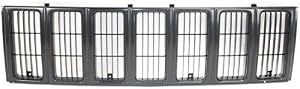 Fitrite Autoparts New Grille For 1997-2001 Jeep Cherokee, Prime Black Finish, Made Of Plastic CH1200208 55055150