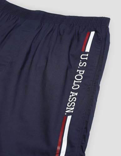 Image of U.S. Polo ASSN. Men's IYAX Brand Stripe Dual Pocket Boxers