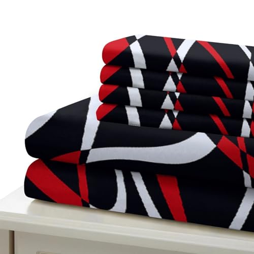 Housse de couette effet 3D minimaliste avec fermeture éclair lit king 240x220