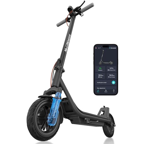 Electric Scooter with Suspension 15.5 MPH 11-Mile Range