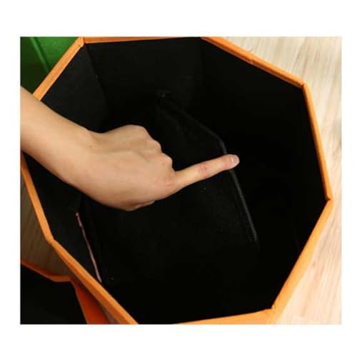 Tabouret pliant robuste a haute capacite de charge avec coffre orange - 4