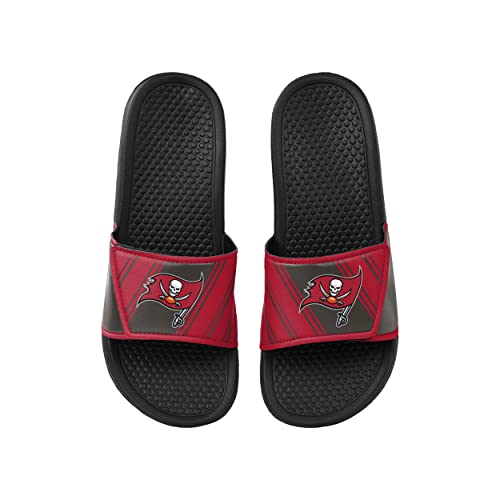 Image of FOCO mens NFL Team Logo Legacy Sport Slide Sandals