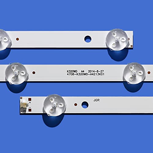 Kit 3 uds tira de LED trasera 618mm con 8 diodos de alta disipación